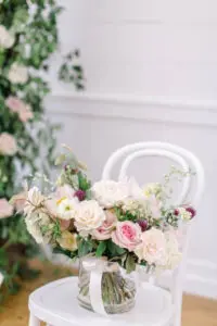 Wedding centerpieces at Arrowhead Hill