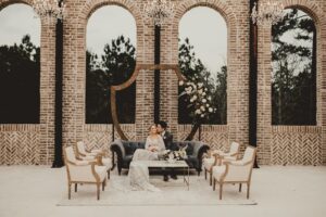 Wedding and Event Rentals - Custom Crest Wedding Backdrop